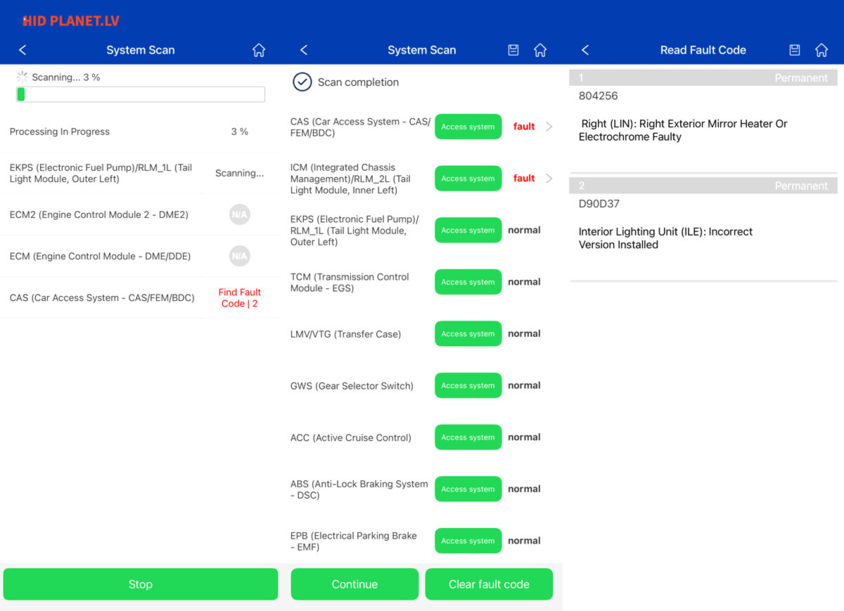 Konnwei Kdiag auto diagnostika ar mūža licenci Android un Ios