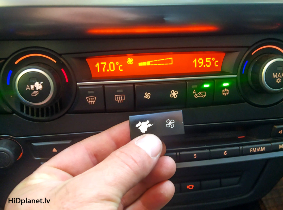 Dažādas jaunas BMW salona pogas