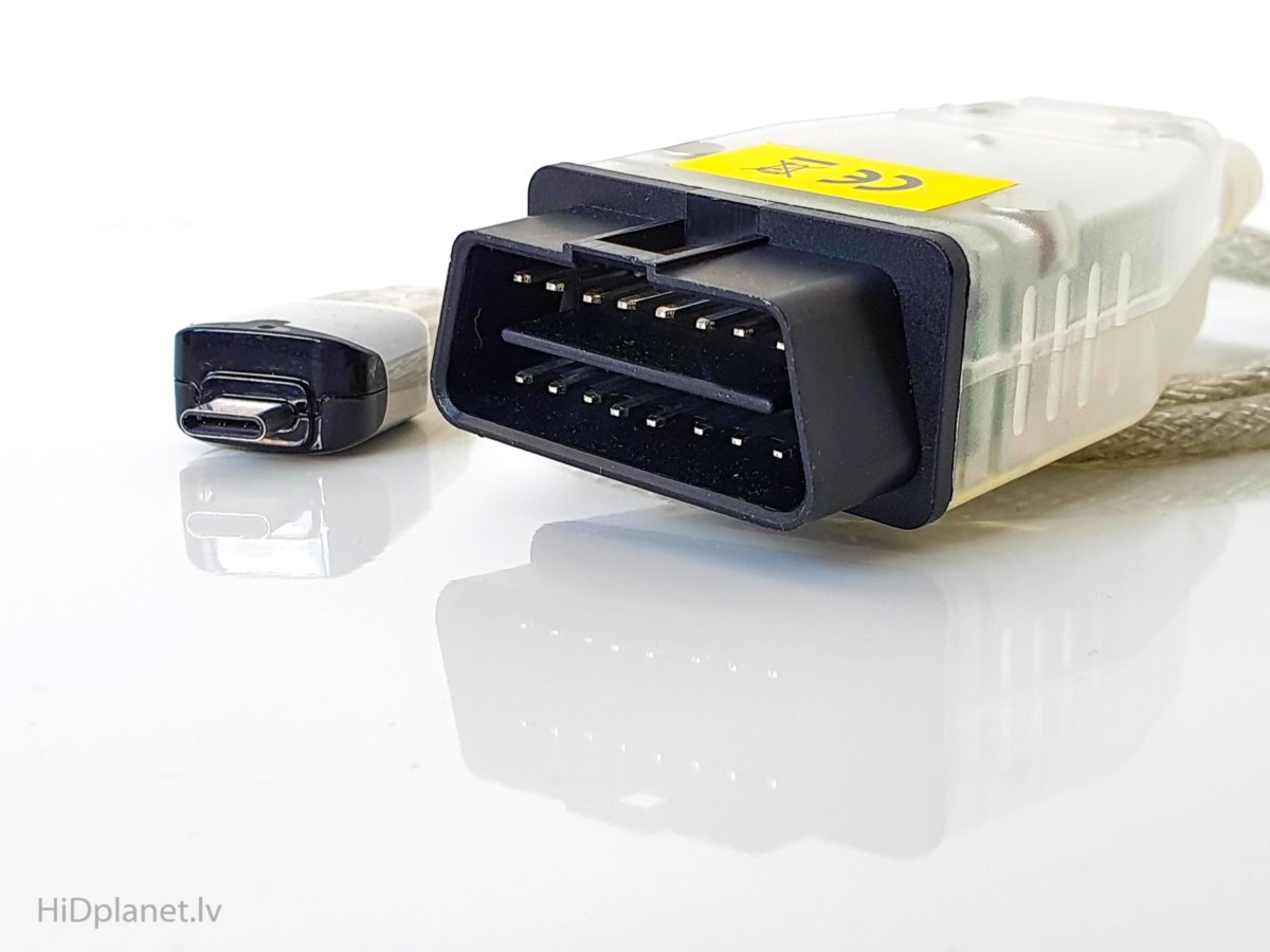 Kabelis D-Can BMW E sērijas diagnostikai, kodēšanai un programmēšanai