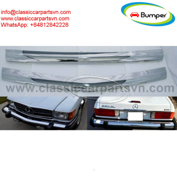 Mercedes R/C/W107 SL/SLC US style Bumpers