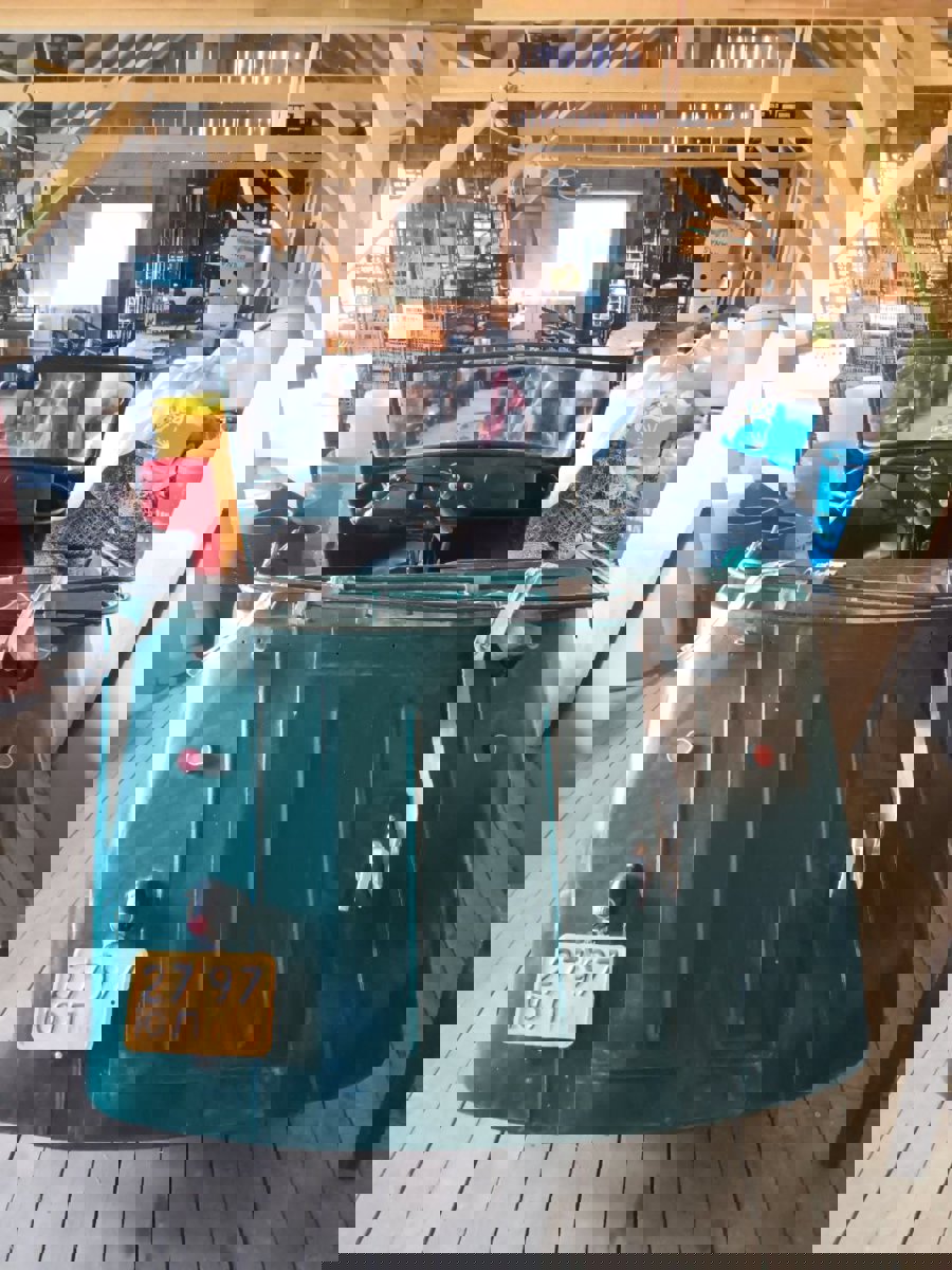 Pārdošanā atrestaurēts Padomju laiku auto "Ciklops" ar motoru Москва-М1А uz vienu cilindru (4 zirgspēki)