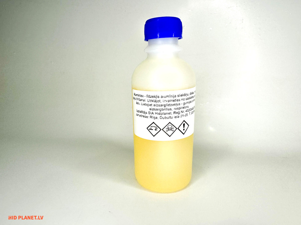 Auto ķīmija alumīnijam Alumintex 200 ml, 500 ml, 1L, 5L