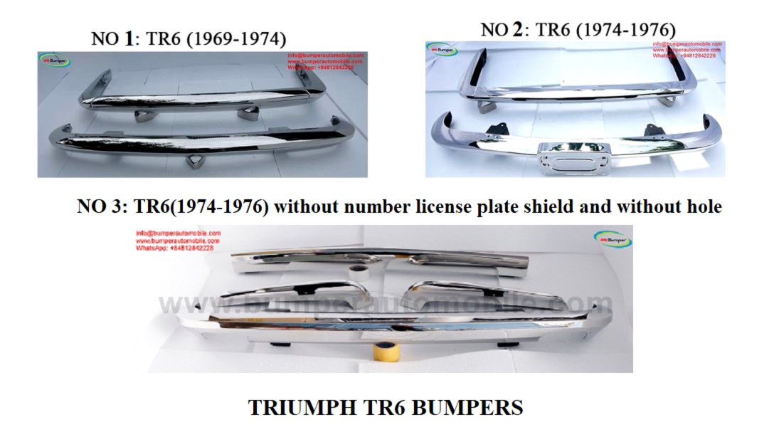 Triumph TR6 bumpers