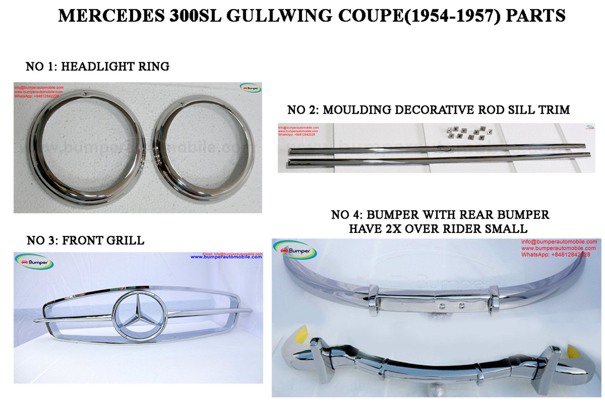 Mercedes 300SL Gullwing Coupe Year (1954-1957)