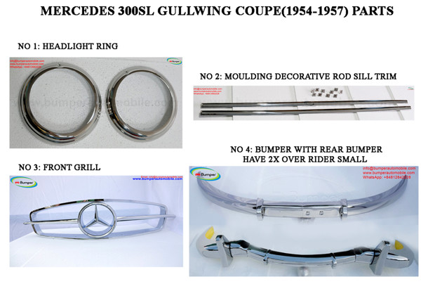 Mercedes 300SL Gullwing Coupe Year (1954-1957)