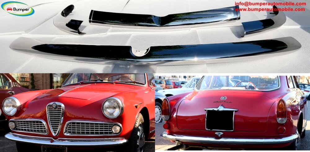 Alfa Romeo Giulietta Sprint Serie 750 and 101 (1954–1962) Bumpers
