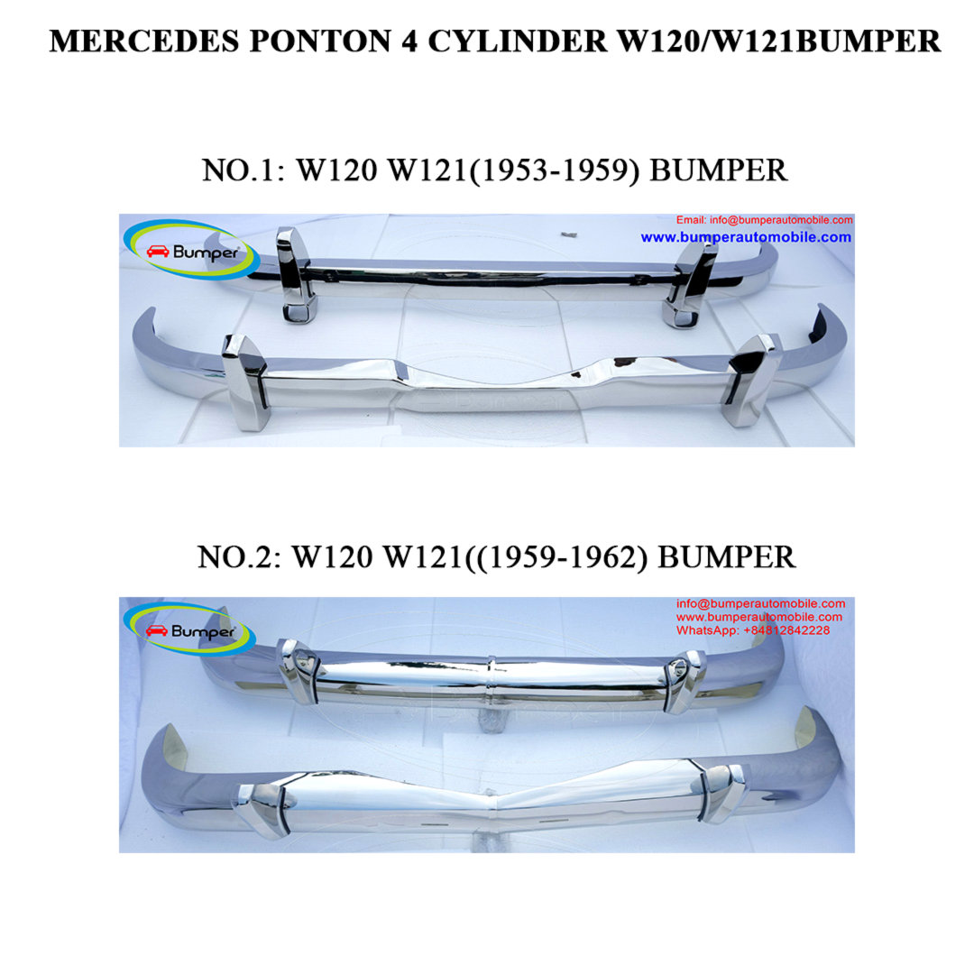 Mercedes Ponton 4-cylinder W120 W121 Year (1953-1959) And (1959-1962)
