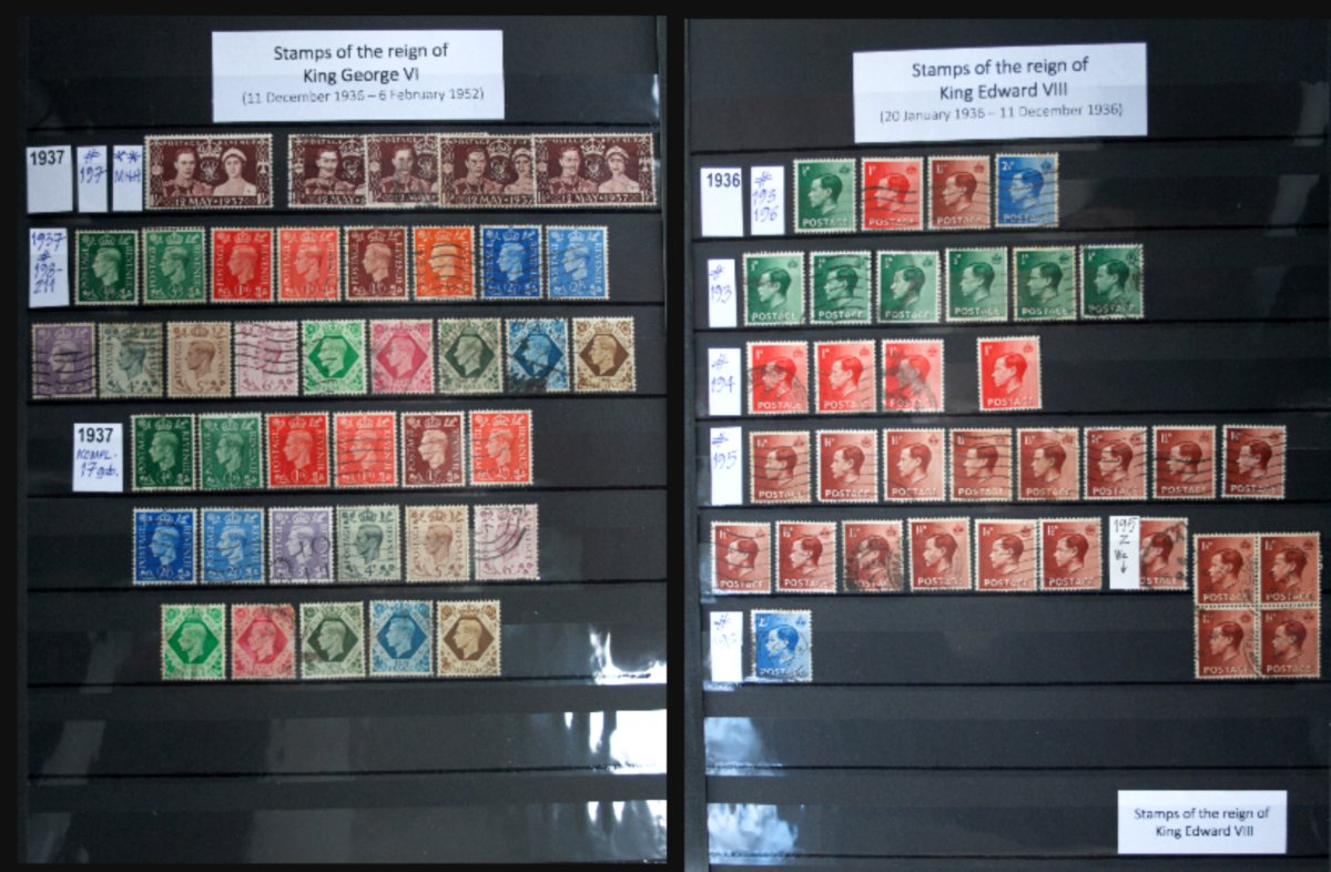 Plaša apjoma Lielbritānijas pastmarku kolekcija 1841-2000