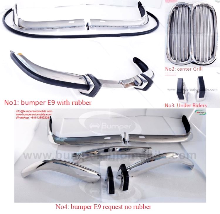 BMW 2800 CS E9 3.0 CS (1968-1975) bumpers and grill classic car  