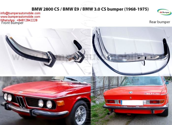 BMW 2800 CS E9 3.0 CS (1968-1975) bumpers and grill classic car  