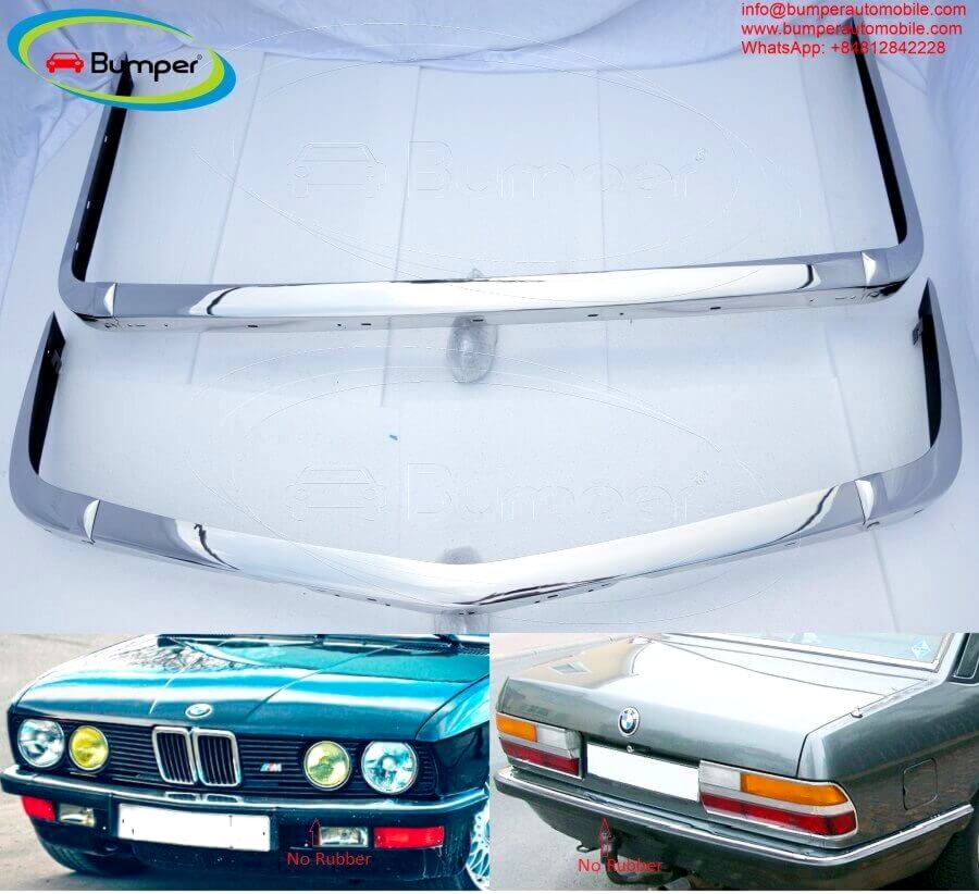 BMW E28 M5 528e 535i 535is Bumpers EU (1982 – 1988)  (BMW E28 Stoßfänger) 