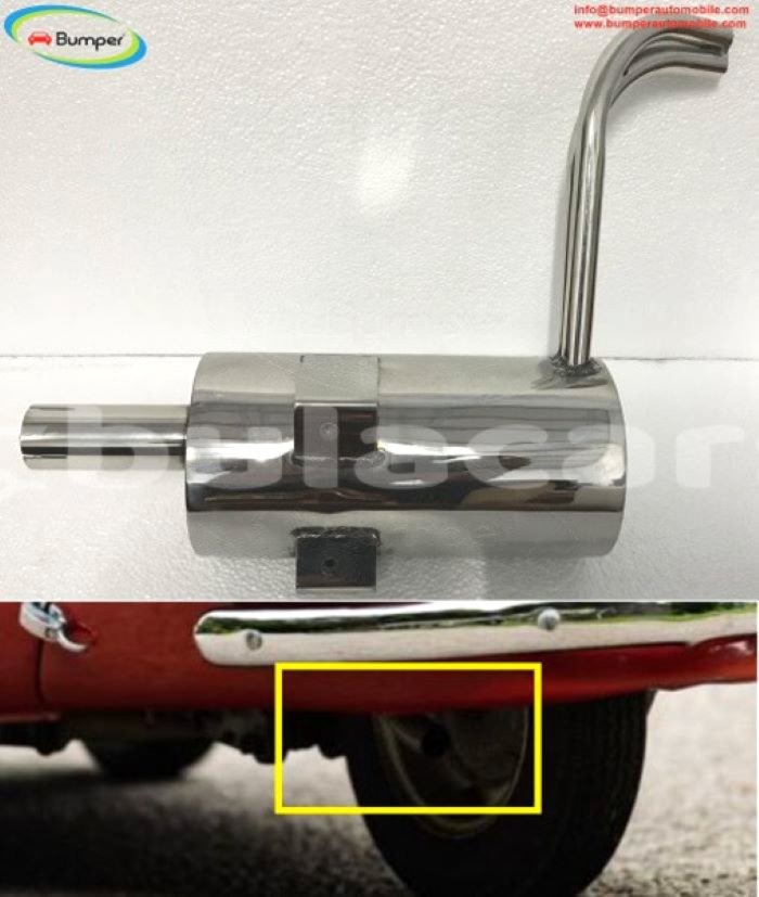 Heinkel Kabine and Trojan (1955-1966) Bumper Parts for Classic by stainless steel new 
