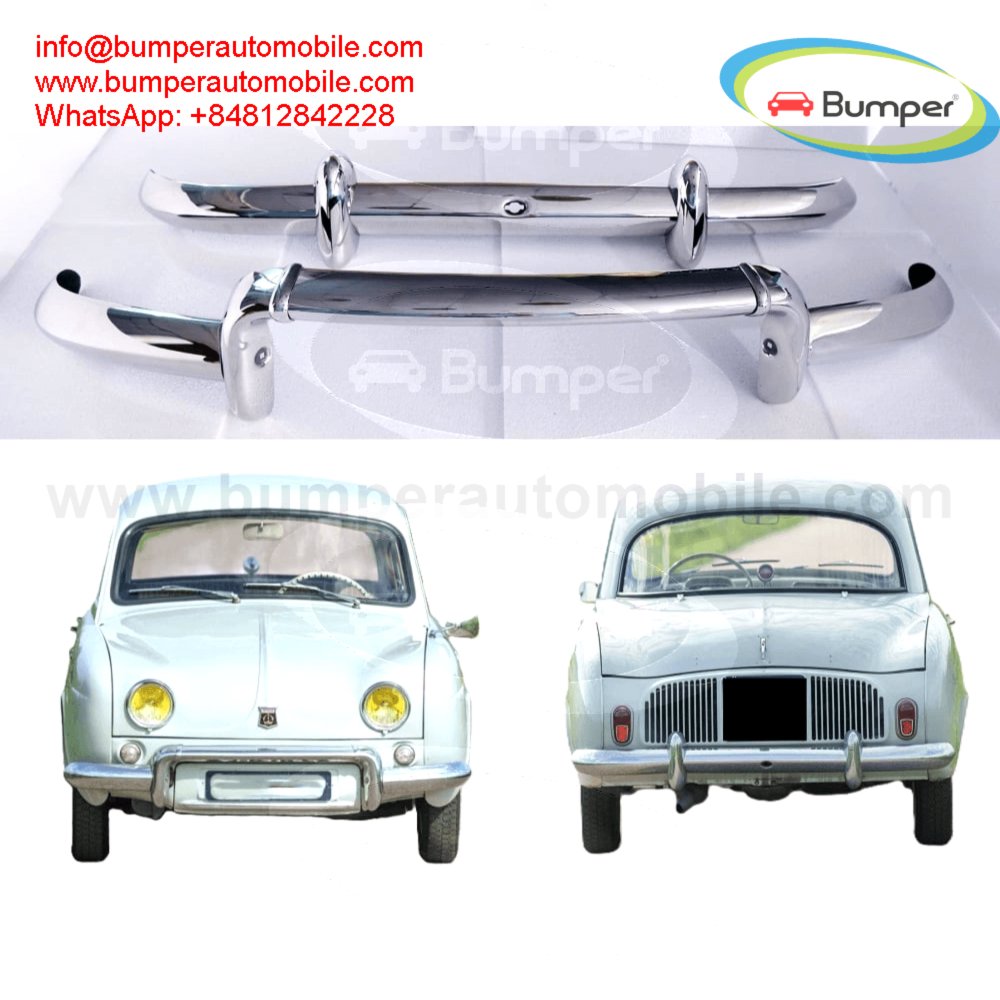Renault Caravelle and Floride (1958 to 1968) / Renault Dauphine year (1956 to 1967) bumpers 