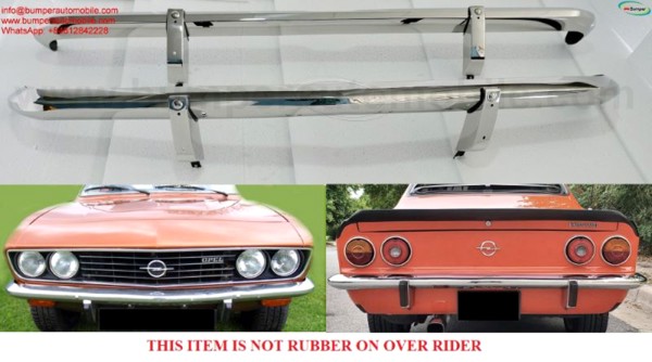 Opel GT (1968 to 1973) / Opel Manta A / Opel Rekord P2 bumpers classic car