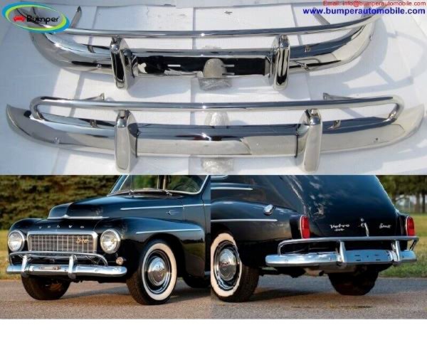 PV 544 style Euro / USA year 1958 to 1965 / PV Duett Kombi year 1953 to 1969 bumper and radiator grill 