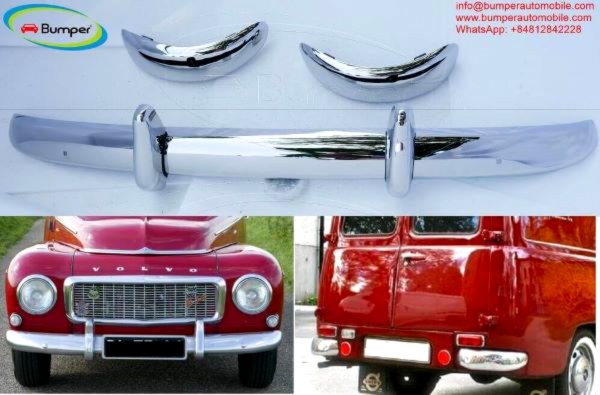 PV 544 style Euro / USA year 1958 to 1965 / PV Duett Kombi year 1953 to 1969 bumper and radiator grill 