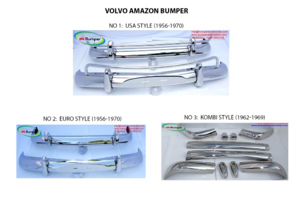 Volvo Amazon EU / USA / Station Wagon Estate P220 bumper (1956-1970) new 